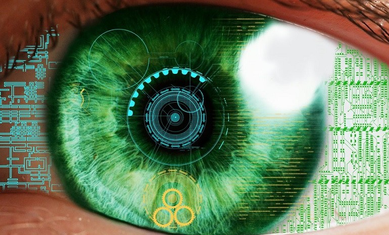 google sony lentille oeil connecté