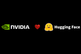 Logos de Hugging Face et Nvidia côte à côte, rachat de la startup d'IA open source à 12,93 milliards de dollars