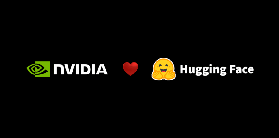 Logos de Hugging Face et Nvidia côte à côte, rachat de la startup d'IA open source à 12,93 milliards de dollars